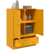 vidaXL Visoka komoda boja senfa 67 x 39 x 95 cm čelični | shoptok.hr