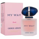 Giorgio Armani My Way Floral parfemska voda za ponovo punjenje 30 ml za žene