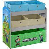 Minecraft OTROŠKA POLICA 60/63,5/30 cm modra, siva, zelena, večbarvno Cene