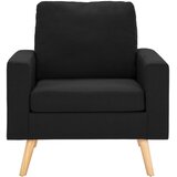  2-dijelni set sofa od tkanine crni | Eponuda.com