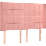  Box spring postelja z vzmetnico LED roza 80x200 cm žamet, (20894594) | Shoptok.si
