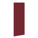  Plisirana zavjesa Bordo crvena 75x200 cm Širina tkanine 74,4 cm Poliester | shoptok.hr