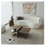 Hanah home Set stočića za kafu Luna 4 Bronzie Orah | Eponuda.com