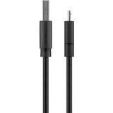 Goobay USB (Type A) / microUSB (Type B) 1m črn polnilni kabel | Shoptok.si