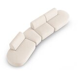 Milo Casa Bež sedežna garnitura iz šenilje levi kot 428 cm Paolo – | Shoptok.si