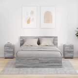  Posteljne mize s predalom 2 pcs Siva Sonoma 30,5 x 30 x 43 cm, (5000091610) | Shoptok.si