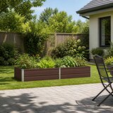  Povišeni vrtni krevet Smeđa 160 x 80 x 24 cm | shoptok.hr