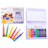  Set of Colored Water Marker Pens, Suitcase, 12 Pieces Cene
