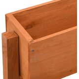  Sklopiva vrtna sadilica narančasta 60 x 14 x 75 cm od jelovine | Eponuda.com