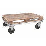 Kongamek transportni voziček za palete, pocinkan, višina 355 mm, brez zavore | Shoptok.si