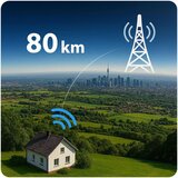 Berdsen BD-955 crna unutarnja/vanjska TV ultra HD 4K antena | shoptok.hr