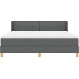  Krevet s opruga kutije Tamno siva 200 x 180 cm tkanina | shoptok.hr