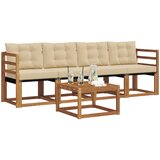  Set vanjskih sofa 5 kom. Prirodna i bež | shoptok.hr