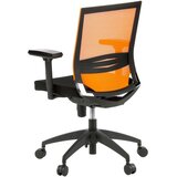 MID.YOU Vrtljiv Stol Porto Base, Črna, Oranžna | Shoptok.si