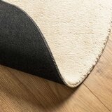  HUARTE kratkih vlakana mekani i perivi krem Ø 80 cm | shoptok.hr