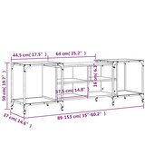 TV ormarić boja hrasta sonome 153x37x50 cm konstruirano drvo | shoptok.hr