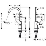 Hansgrohe 71131000 Logis 210 vrtljiva armatura za umivalnik Cene