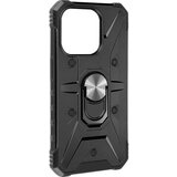 AVIZAR Ovitek za iPhone 15 Pro Ring Bumper Shockproof, serija ArmoRing Bump - crna, (20754436) Cene