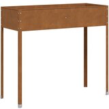 Maison Chic Vrtna greda - cvetlična korita - Cvetlični Lonec 45x45x88 cm vremensko odporno jeklo, (21789427) Cene