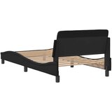  Okvir za krevet Dover crni 100x200 cm od umjetne kože | shoptok.hr