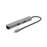 E-green Adapter USB USB 3.1 tip C (M) - HDMI + 2 x USB 3.0 + SD/TF+PD 100W + RJ45 (F)1000 Mbps (7 u 1) cene