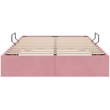  Otomanski krevet s pohranom Ružičasta 120 x 200 cm Baršun | shoptok.hr
