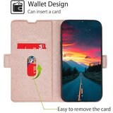 INORCO Etui za stojalo za telefon za ZTE Blade A53, PU usnje, odporno na udarce, oblikovalski pokrov reže za kartice, (22036160) | Shoptok.si