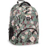 Ars Una Cvjetno-zeleni ergonomski školski ruksak 27 l | shoptok.hr