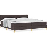  Box Spring postelja z vzmetnico Temno rjava 200x200 cm Tkanina, (22081206) | Shoptok.si