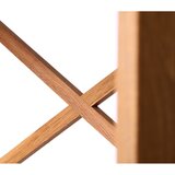 Unique Furniture Regal iz masivnega hrasta v naravni barvi 70x87 cm X-Shelf – | Shoptok.si