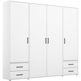 Modern Living Omara S Klasičnimi Vrati Voyager, Bela | Shoptok.si