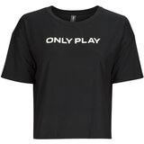Only Play Majice s kratkimi rokavi ONPFONT LOGO SHORT SS TRAIN TEE Črna | Shoptok.si