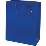  Vrečka darilna plast. mat a4 32,4x12,7x26 PROMOCIJA - MODRA | Shoptok.si
