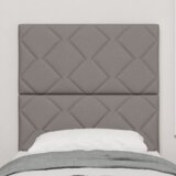  Vzglavje z vzglavjem Taupe 80 cm Umjetno usnje, (5000142482) | Shoptok.si