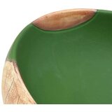 Nadgradni umivaonik zeleno-smeđi ovalni 59x40x15 cm keramički | shoptok.hr