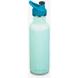 Klean Kanteen nerjavna steklenica classic w/sport cap – blue tint 800 ml