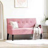  Chesterfield klupa Ružičasta 112 x 65,5 x 75 cm Baršun | shoptok.hr