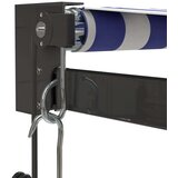  Automatska tenda na uvlačenje plavo-bijela 4 5 x 3 m | shoptok.hr
