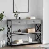 The Living Store Konzolna mizica siva sonoma 100x28x75 cm inženirski les - Konzolna Mizica, (21574344) Cene