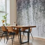  Foto tapeta - Peaceful oasis - landscape of hanging black leaf vines on a grey background 500x350 | shoptok.hr