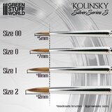 Green Stuff World Kolinsky Brush SILVER SERIES S – Size 1 | Četkica za minijature | Eponuda.com