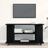 TV ormarić s kotačićima crni hrast 80x40x45 cm inženjerski drvo | Eponuda.com