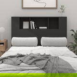 Maison Chic vzglavna omarica - nočna omarica - posteljna omarica črna 120x18,5x102,5 cm, (21705279) | Shoptok.si
