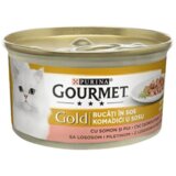 Gourmet Gold komadići U Sosu Duo Piletina I Losos - 85 g