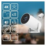 Retoo ER1007 prijenosni smart projektor s Androidom, Wi‑Fi i Bluetoothom – HD, 4K podrška | shoptok.hr