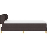 Box Spring krevet s madracem tamnosmeđi 100x200 cm tkanina | shoptok.hr
