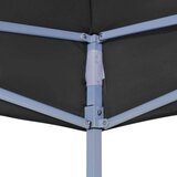  Krov za šator za zabave 6 x 3 m crni 270 g/m² | shoptok.hr