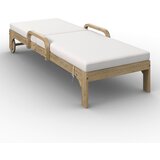Bessagi Garden Vrrtni Ležalnik Elja, Krem, Les Akacije | Shoptok.si