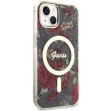  originalni guess ovitek flowers GUHMP14SHCFWSA z magsafe za iphone 14 6.1 - kaki | Shoptok.si