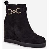 Boto Women's Platform Ankle Boots with Decorative Detail Black Marivana | shoptok.hr